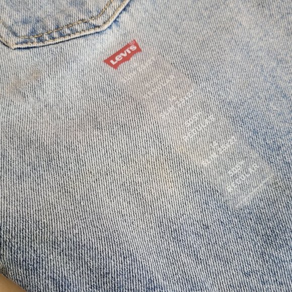 Levis 505 Regular Straight Leg 14 Slim Original Tag Size 25x27 - Picture 11 of 14